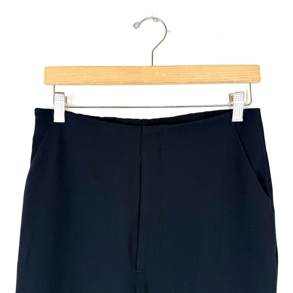 Abercrombie and Fitch Tailored Split Hem Flare Pant in Black - Picture 5 of 12